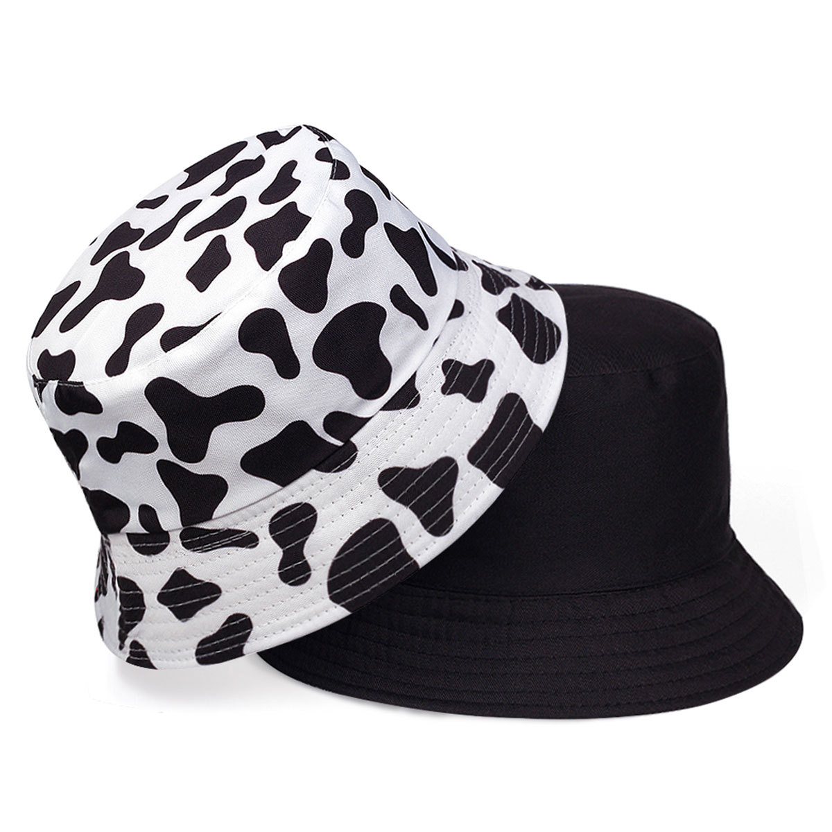Fishing Hat - 2025 Bucket Hat Dairy Cow Print