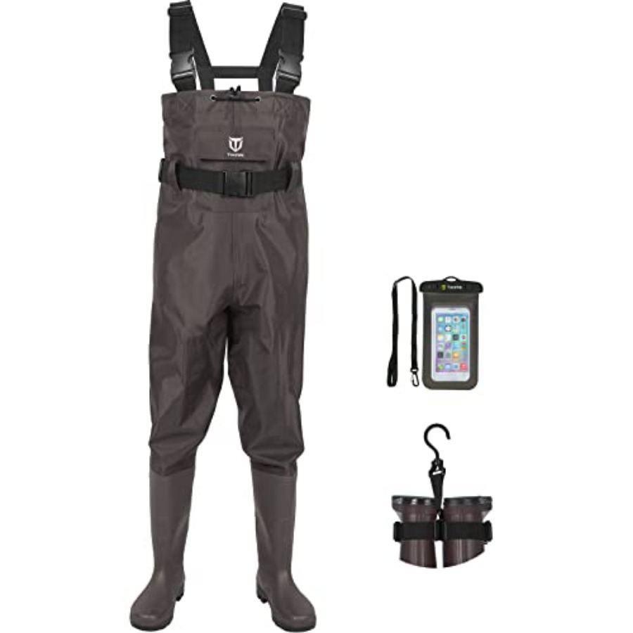Fishing Waders - Bootfoot Chest Wader, 2-Ply Nylon/PVC Waterproof