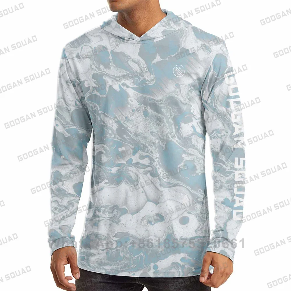 Fishing Shirt Uv Protection - GOOGAN SQUAD Men's Long Sleeve Hoodie