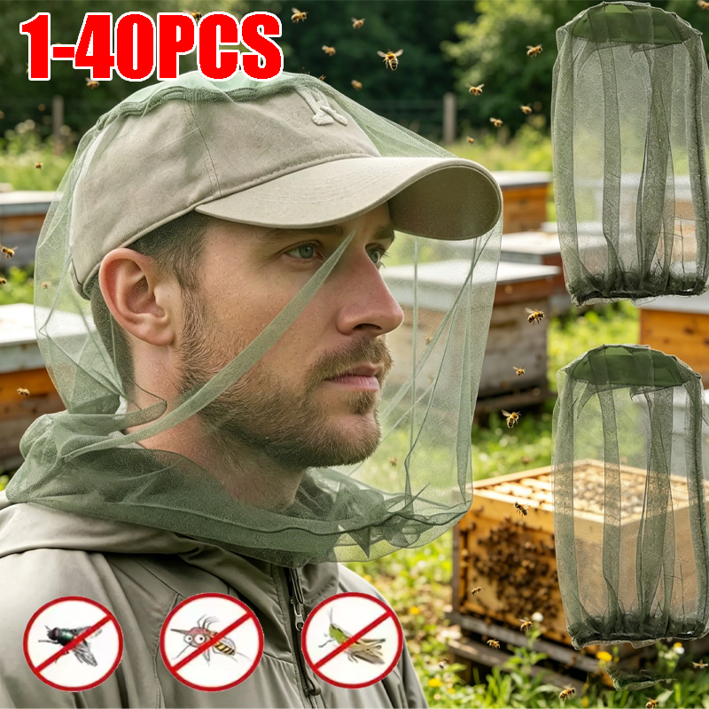 Fishing Hat - Fishing Sun Mosquito Hat Breathable Mesh