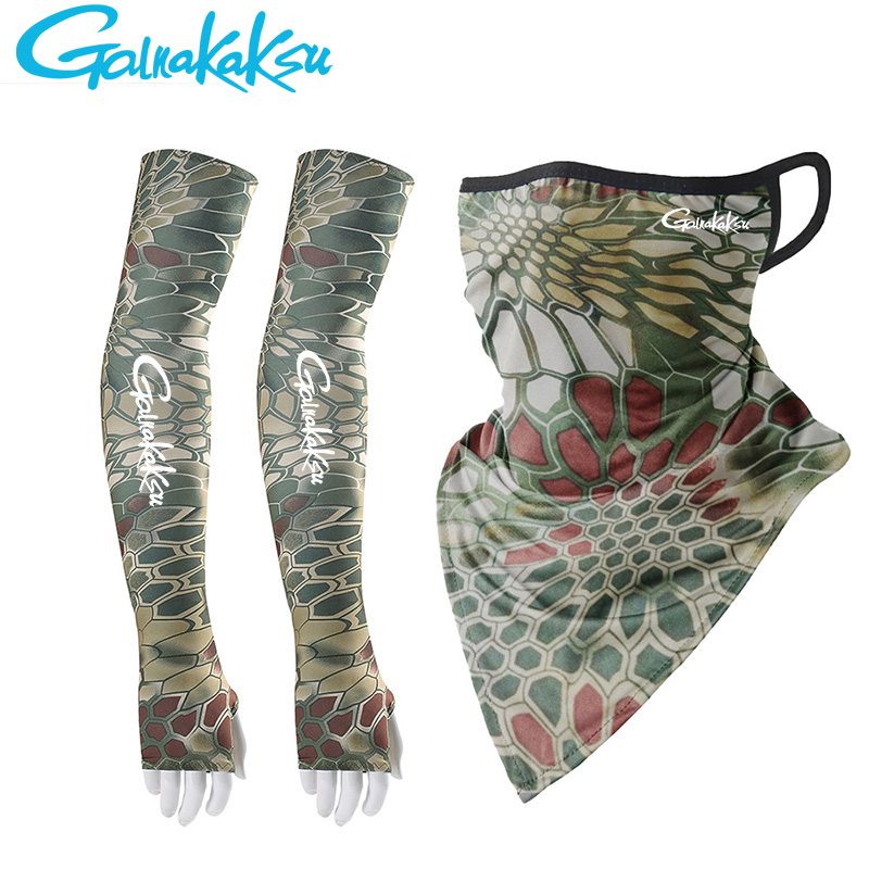 Fishing Mask Sun Protection - Outdoor Men Fishing Arm Cover Sleeves