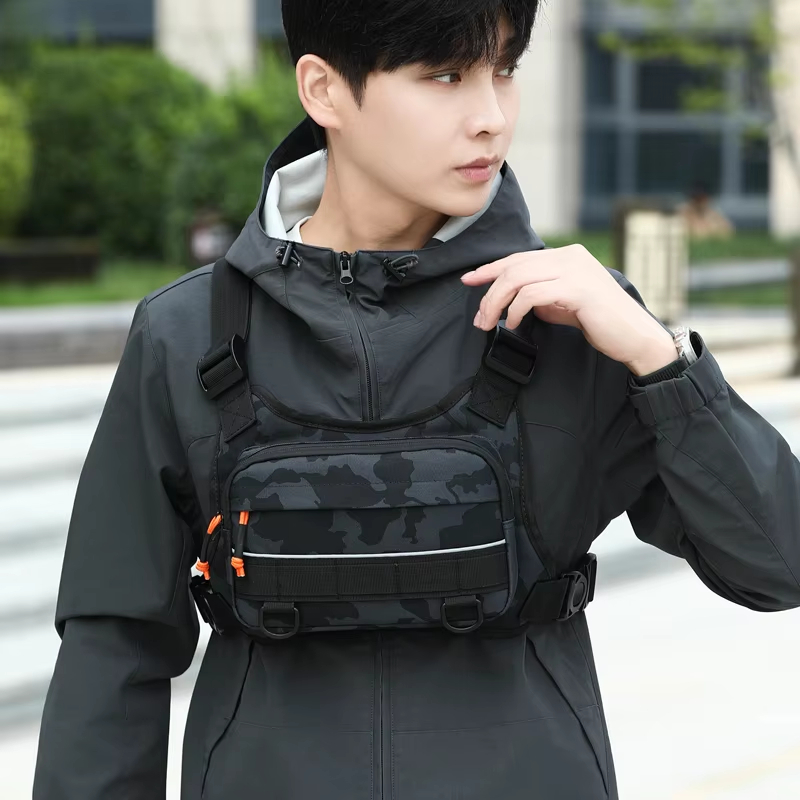 Fishing Backpack - Cycling Front Chest Vest Tactical Backpack