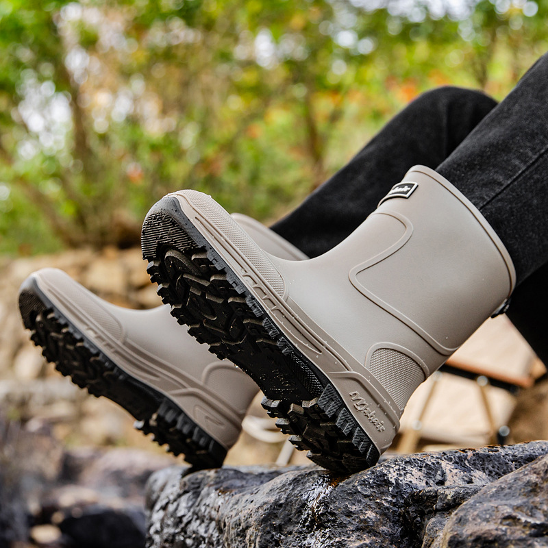 36-47 Size Wear-resistant Thic - Fishing Boots ulasan dan harga