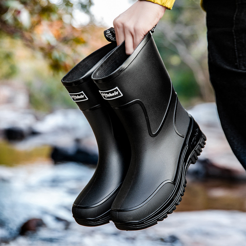 36-47 Size Wear-resistant Thic - Fishing Boots ulasan dan harga