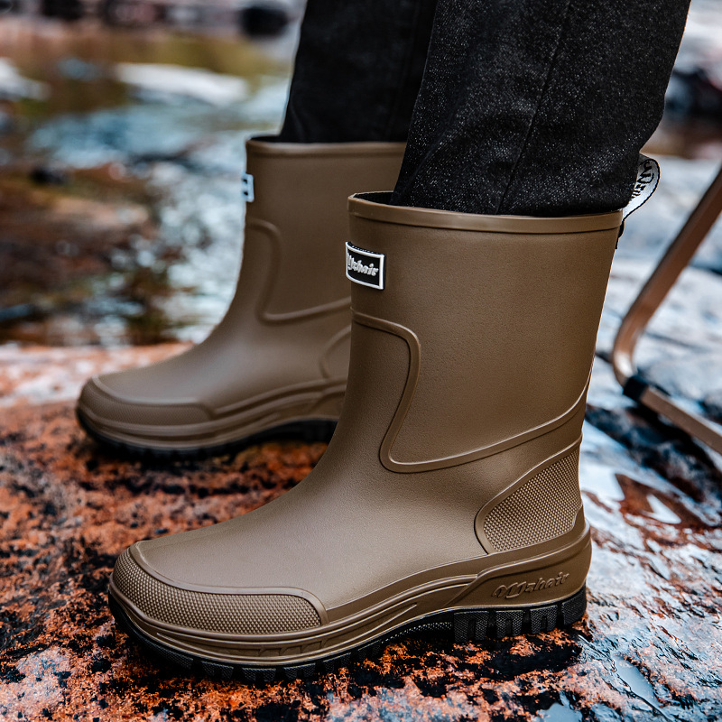 36-47 Size Wear-resistant Thic - Fishing Boots ulasan dan harga