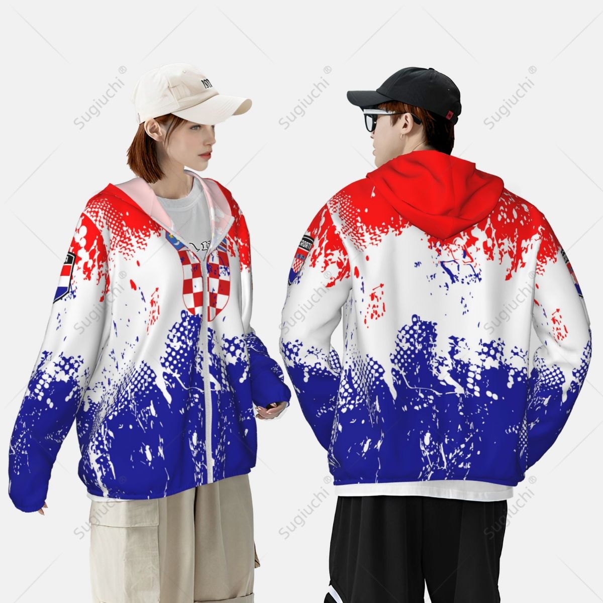 Croatia Flag Sun Protection Ho - Fishing Hoodie ulasan dan harga