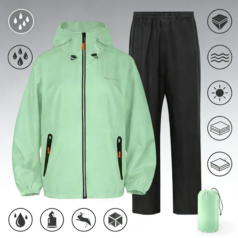 Full Body Waterproof Rain Suit - Fishing Rain Suit ulasan dan harga
