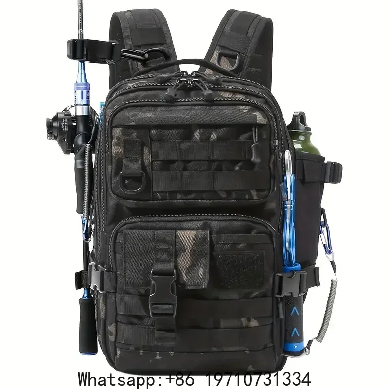 1000D Waterproof  Backpack Tac - Fishing Backpack ulasan dan harga
