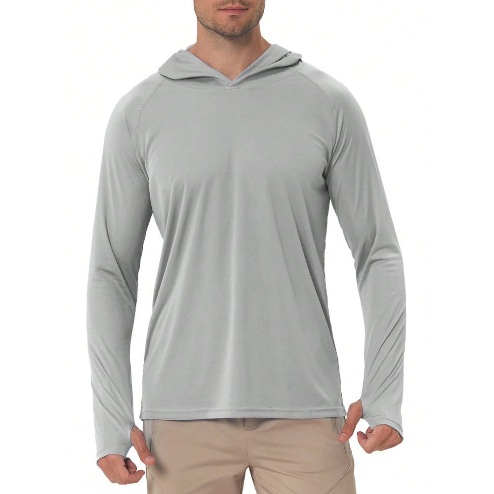 UPF 50 Sun Protection Hooded L - Fishing Shirt Uv Protection ulasan dan harga