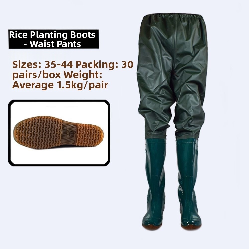 New Plastic PVC Transplant Pan - Fishing Pants Waterproof ulasan dan harga