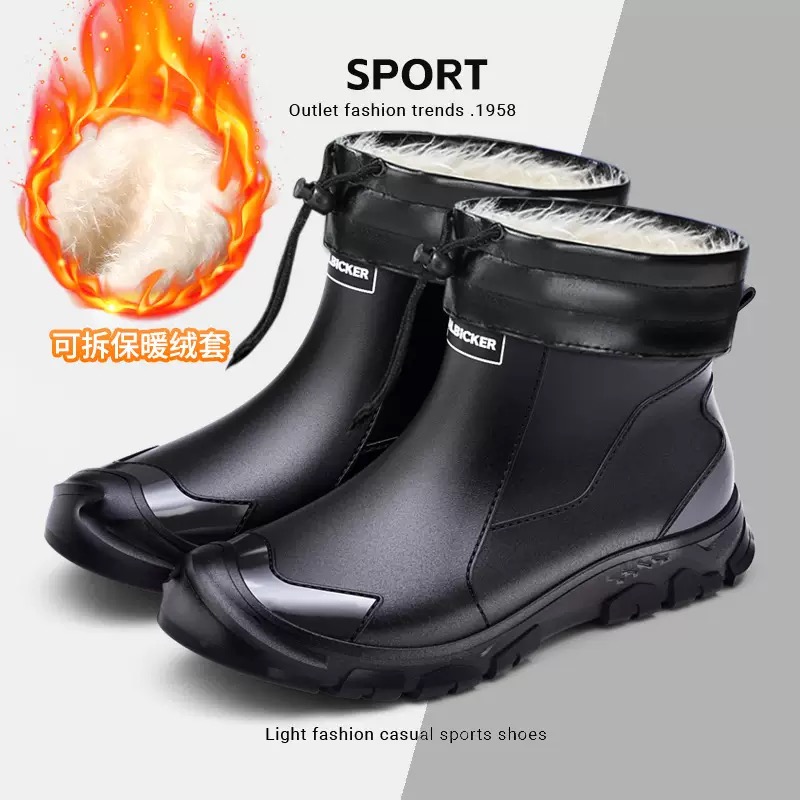 Waterproof Men's Rain Shoes Fa - Fishing Socks ulasan dan harga