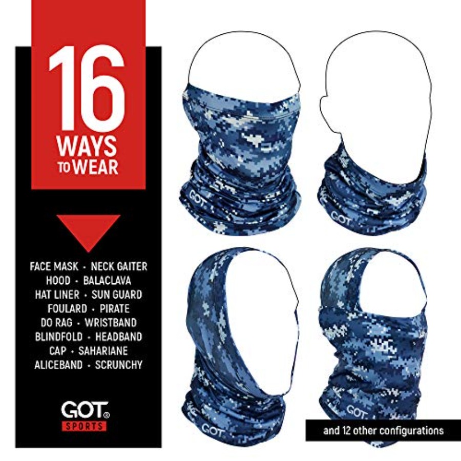 UPF 50+ Fishing Neck Gaiter -  - Fishing Mask Sun Protection ulasan dan harga