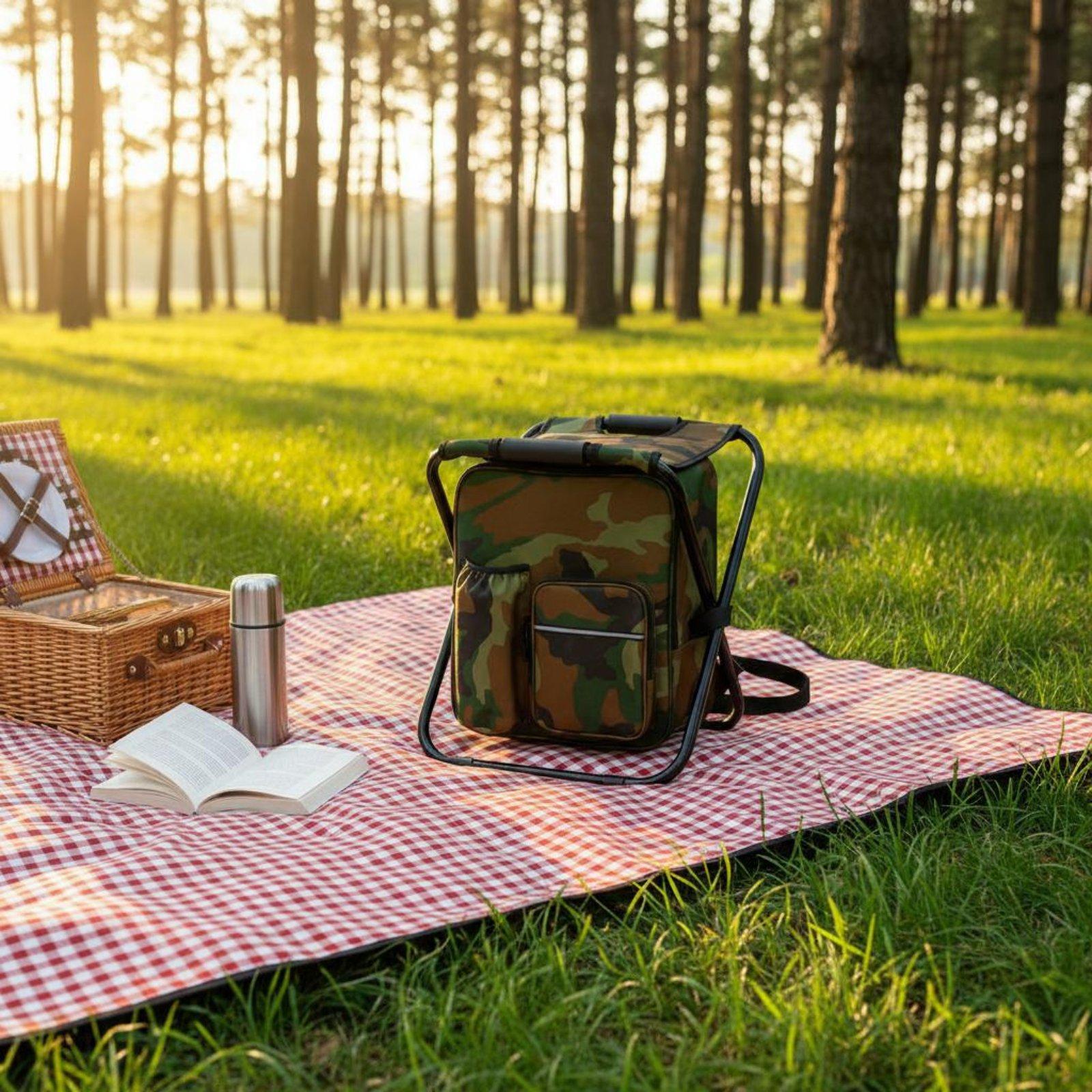 Backpack Chiller Stool Foldabl - Fishing Backpack ulasan dan harga