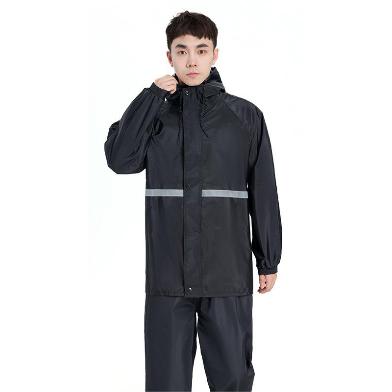 2pcs Hooded Coat & Pant Rain S - Fishing Rain Suit ulasan dan harga