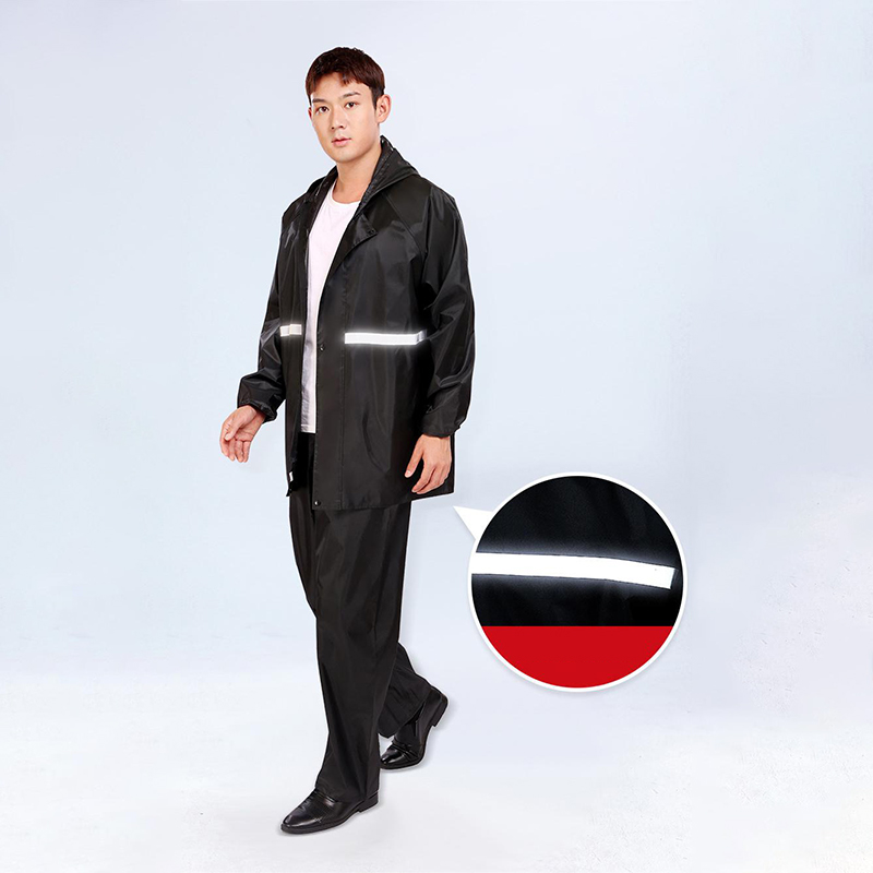 2pcs Hooded Coat & Pant Rain S - Fishing Rain Suit ulasan dan harga