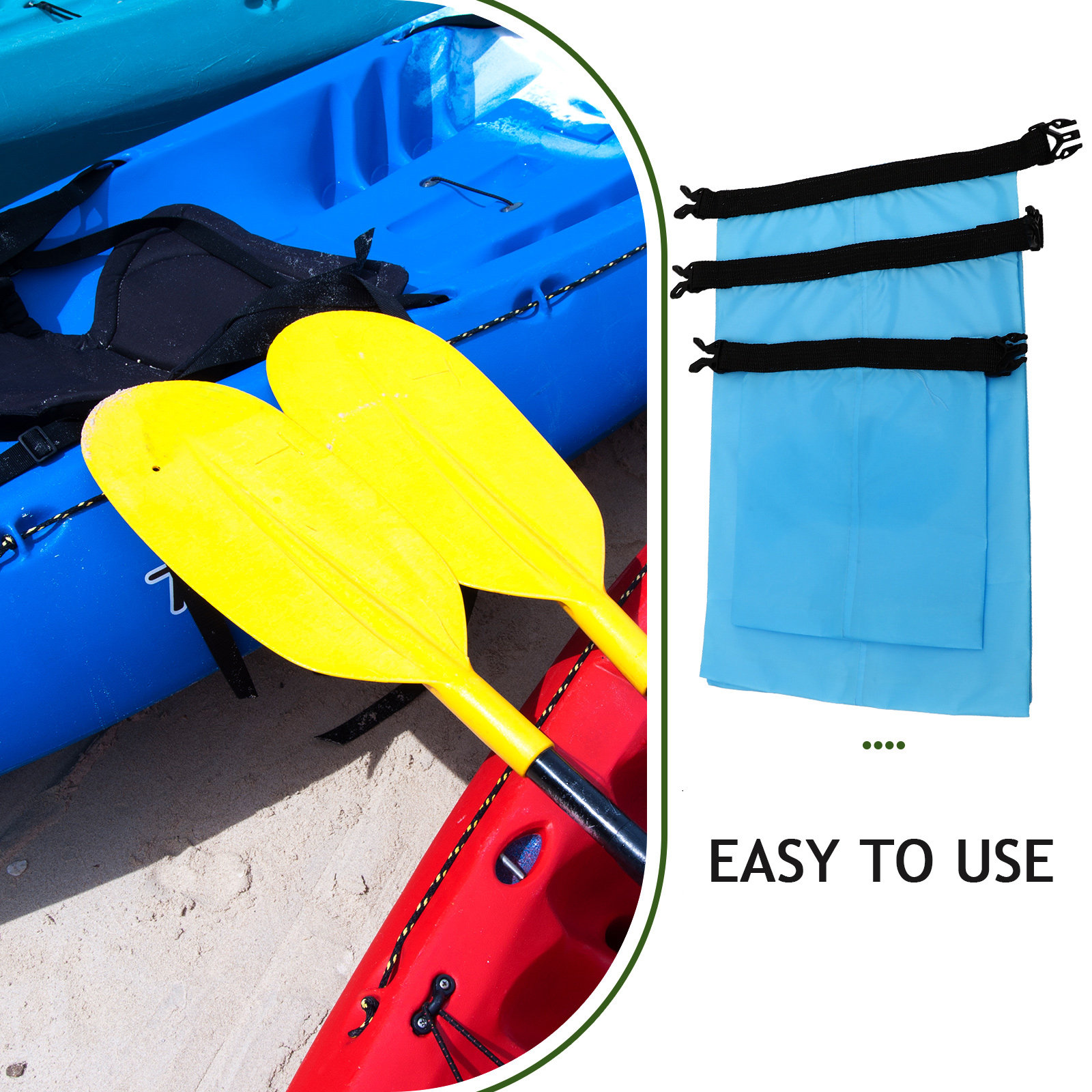 3Pcs Waterproof Dry Bag Set Li - Fishing Bag Waterproof ulasan dan harga
