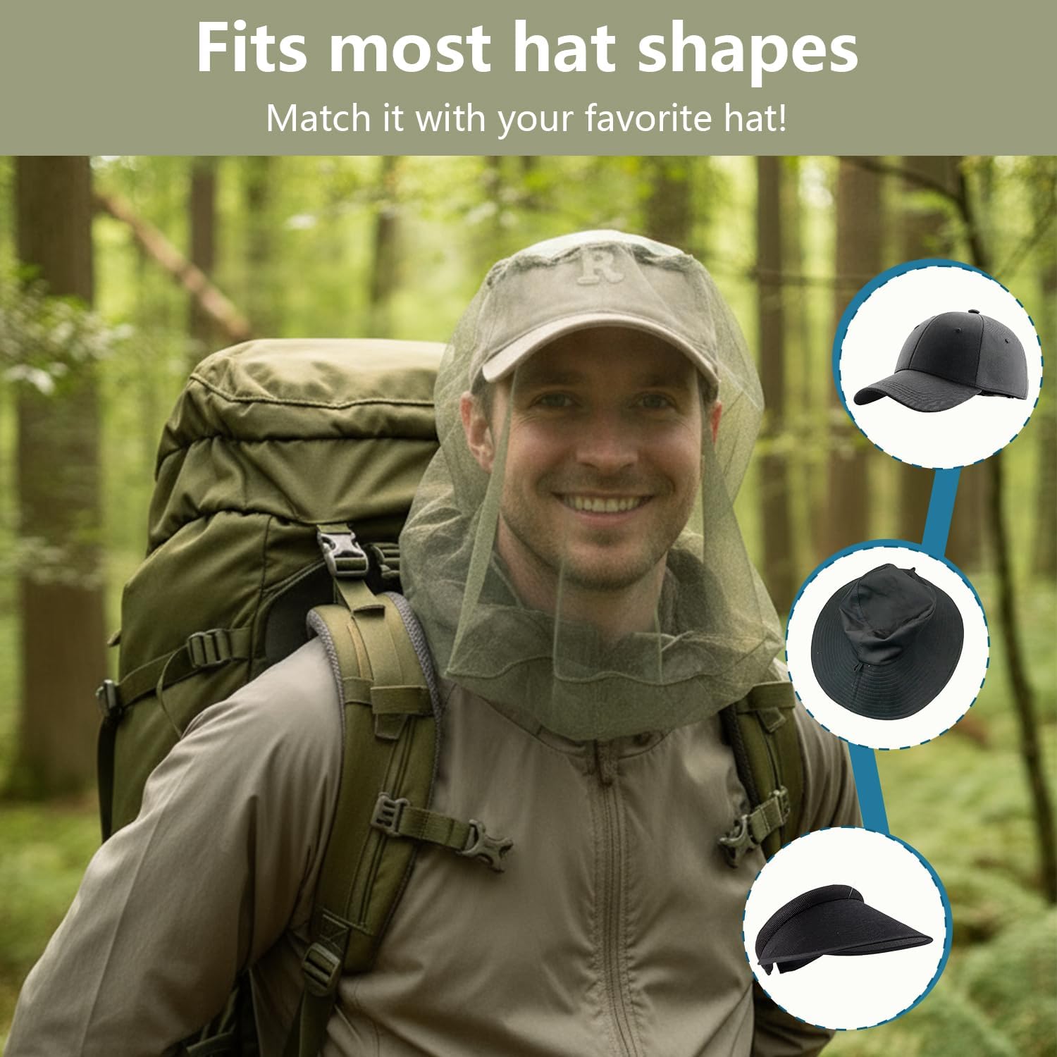 Fishing Sun Mosquito Hat Breat - Fishing Hat ulasan dan harga