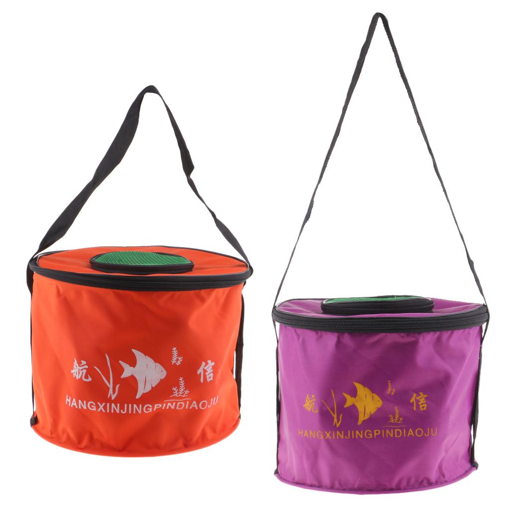 Foldable Fishing Bucket with M - Fishing Bag Waterproof ulasan dan harga