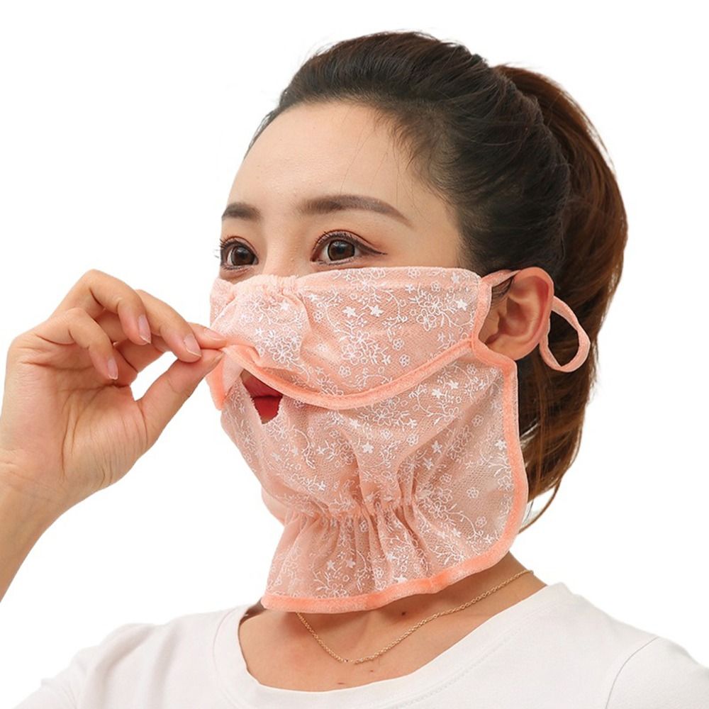 Wrap Cover Scarf Solid Color F - Fishing Mask Sun Protection ulasan dan harga