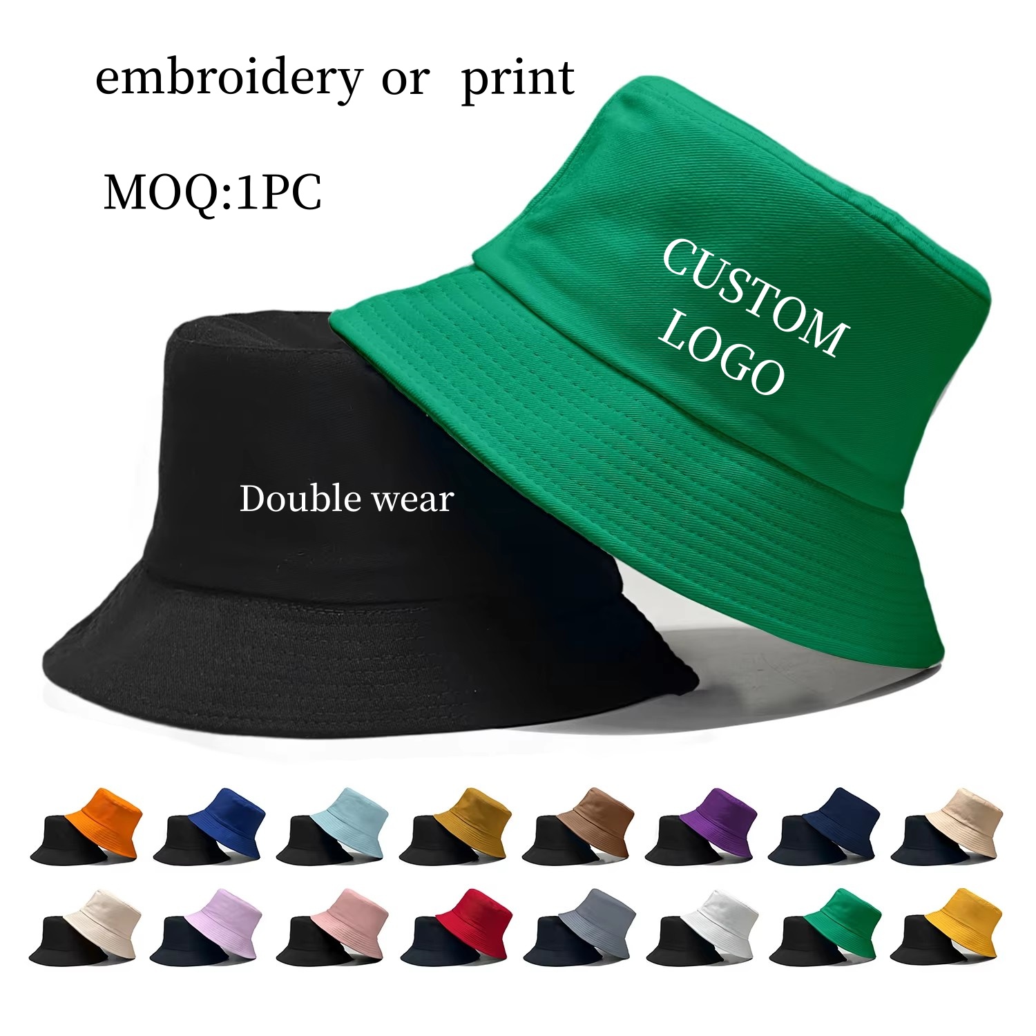 Custom Logo Double Side Fisher - Fishing Hat ulasan dan harga