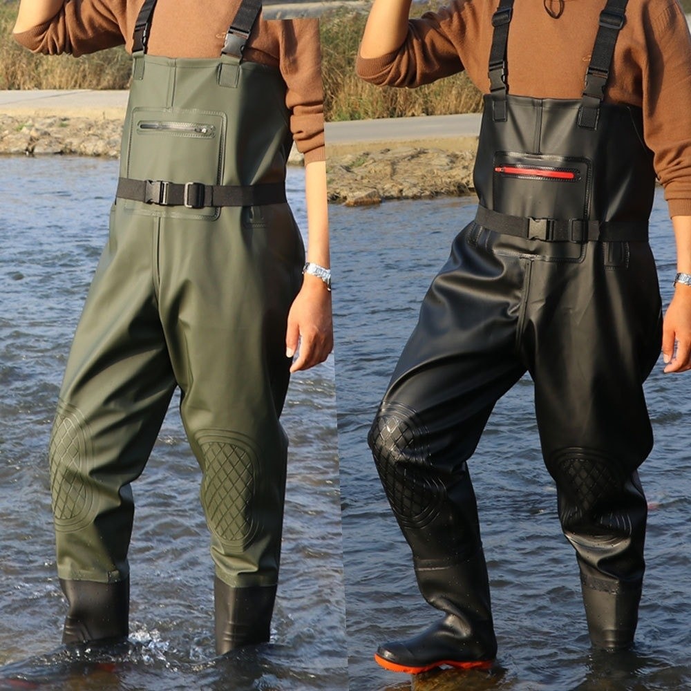 Useful PVC Fishing Suit Double - Fishing Pants Waterproof ulasan dan harga