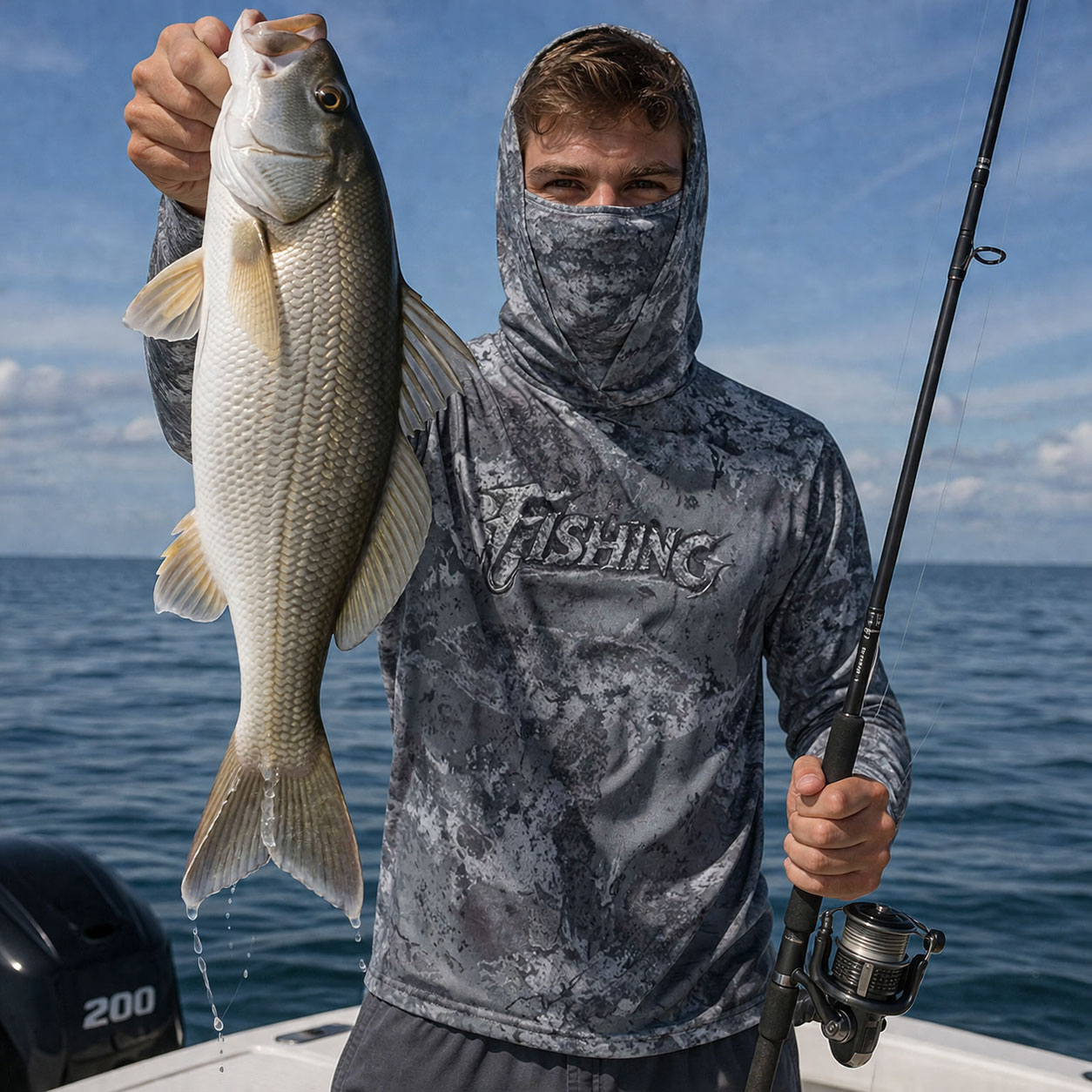 Fishing Hood Riding Tops Wear  - Fishing Hoodie ulasan dan harga