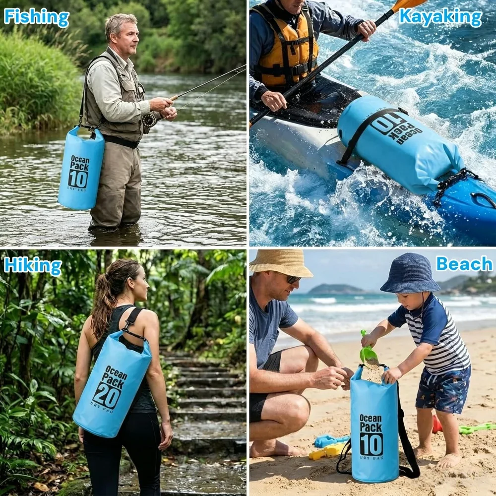 500D Waterproof Dry Bag Floati - Fishing Bag Waterproof ulasan dan harga