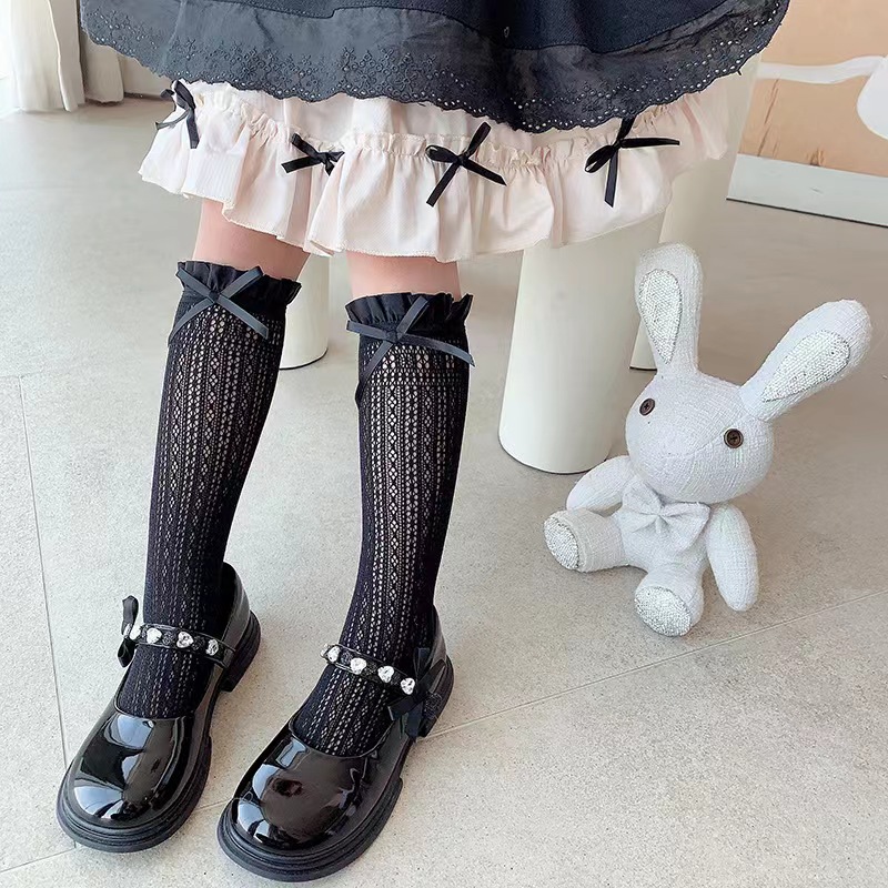 Girls Long Tube Lace Stockings - Fishing Socks ulasan dan harga