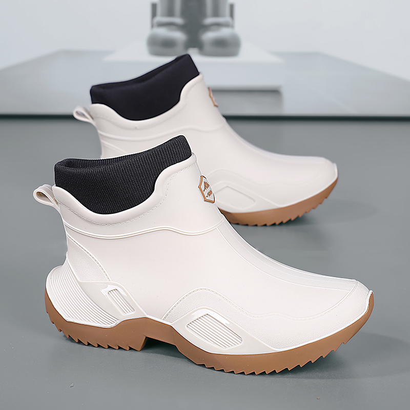 Men's Rain Boots Waterproof No - Fishing Boots ulasan dan harga