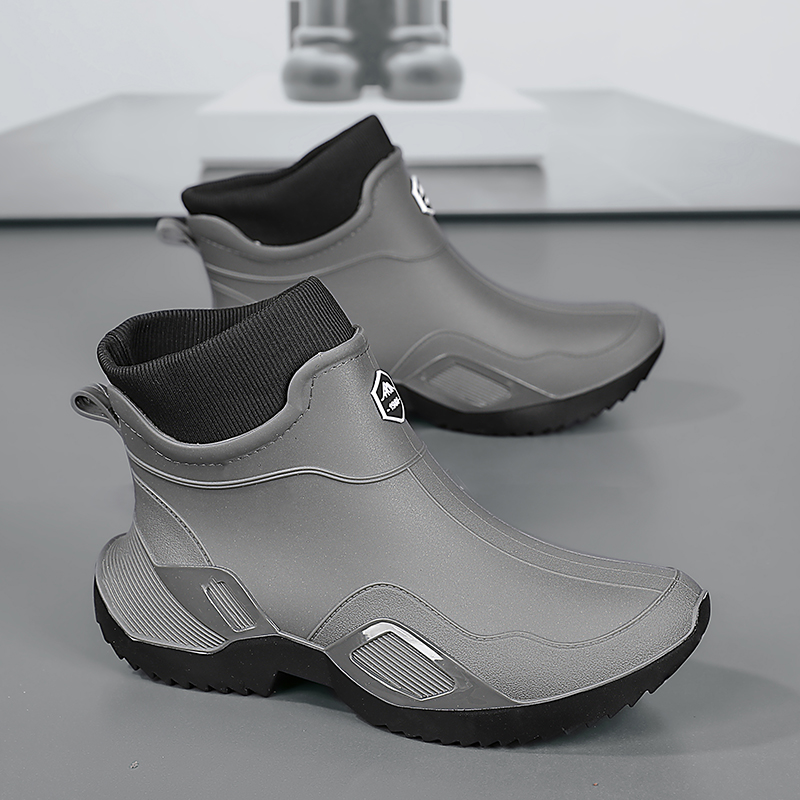 Men's Rain Boots Waterproof No - Fishing Boots ulasan dan harga