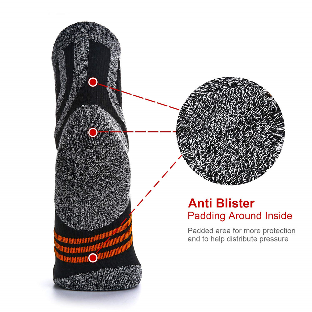 5 Pairs Socks Men Anti Blister - Fishing Socks ulasan dan harga